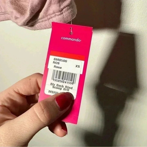 NWT Commando Butter  Bamboo Scoop Bralette in Rose XS - Picture 7 of 8